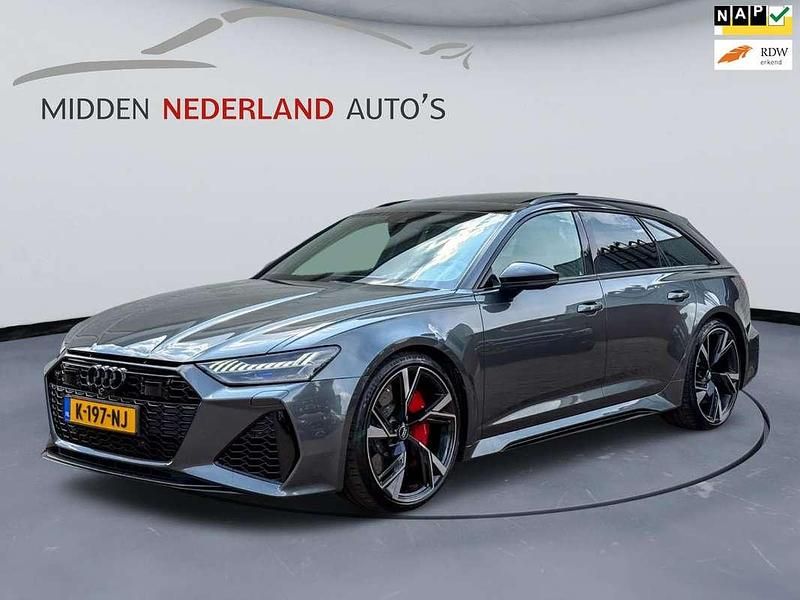Grijs Gebruikt 2019 Audi RS6 S-Line Stationwagen | € 89.995 (Duur) - Afbeelding 1/4