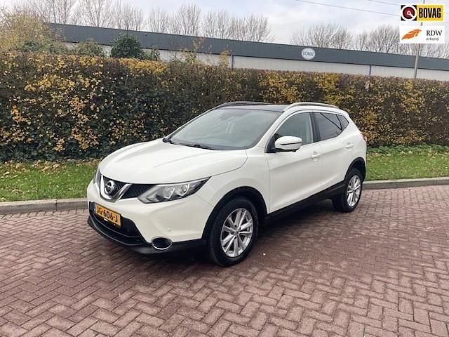 Wit Gebruikt 2015 Nissan Qashqai Acenta SUV | € 13.950 (Eerlijke prijs) - Afbeelding 1/4