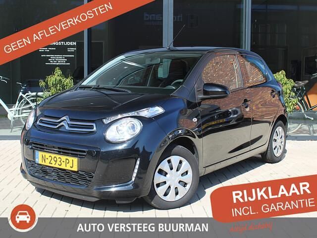 Zwart Gebruikt 2021 Citroën C1 Feel Hatchback | € 9.450 (Eerlijke prijs) - Afbeelding 1/4