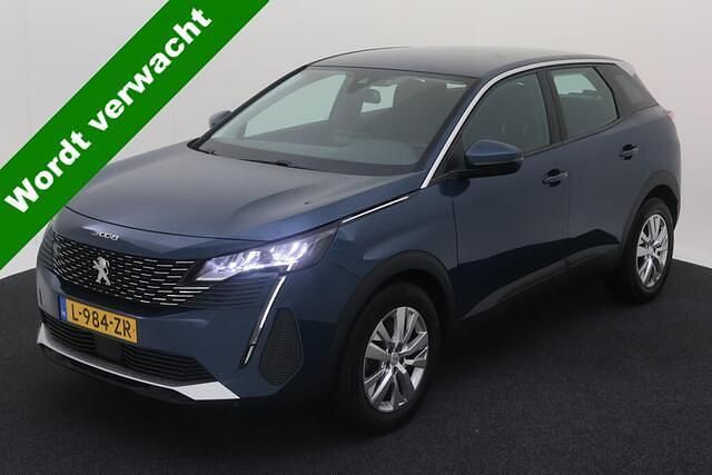 Blauw Gebruikt 2021 Peugeot 3008 Active SUV | € 19.900 (Goede deal) - Afbeelding 1/4
