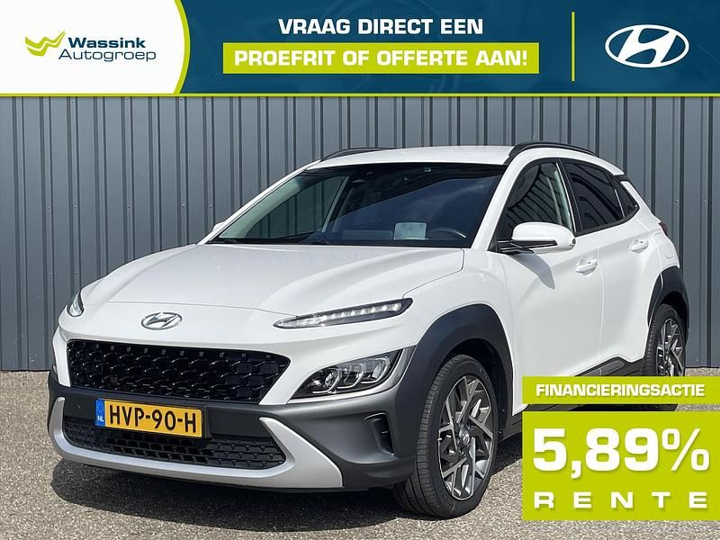 Wit Gebruikt 2021 Hyundai Kona SUV | € 23.935 (Iets duurder) - Afbeelding 1/4
