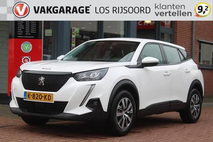 Wit Occasion 2021 Peugeot 2008 Active SUV | € 13.500 (Goede deal) - Afbeelding 1/4