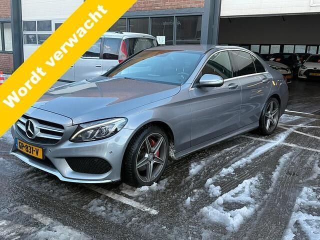 Grijs Occasion 2014 Mercedes C200 Prestige Sedan | € 15.950 (Eerlijke prijs) - Afbeelding 1/4