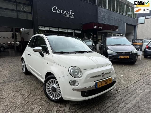 Wit Gebruikt 2011 Fiat 500 Lounge Hatchback | € 4.650 (Goede deal) - Afbeelding 1/4