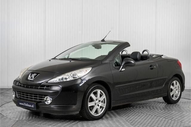 Zwart Gebruikt 2009 Peugeot 207 CC Roland Garros Cabriolet | € 4.900 (Iets duurder) - Afbeelding 1/4