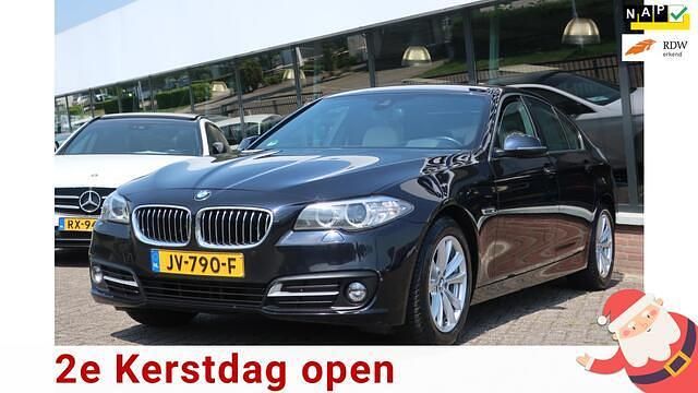 Zwart Occasion 2016 BMW 520 Executive Sedan | € 15.745 (Eerlijke prijs) - Afbeelding 1/4