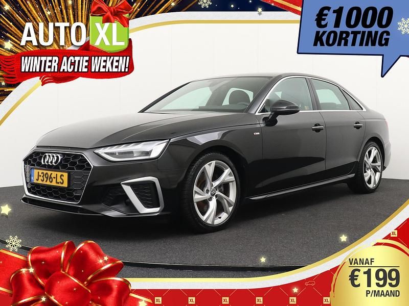 Zwart Occasion 2020 Audi A4 S-line plus Sedan | € 19.940 (Eerlijke prijs) - Afbeelding 1/4
