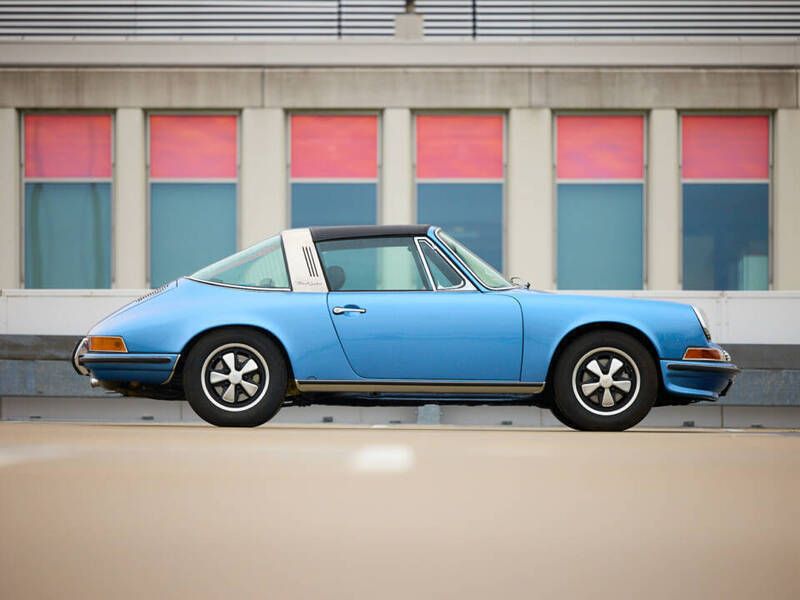 Blauwgemini blau Gebruikt 1971 Porsche 911 Cabriolet | € 140.000 - Afbeelding 1/4