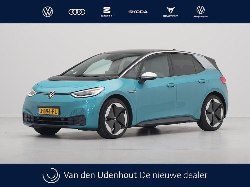 Licht blauw metallic Gebruikt 2020 VW ID.3 Hatchback | € 18.440 (Eerlijke prijs) - Afbeelding 1/4