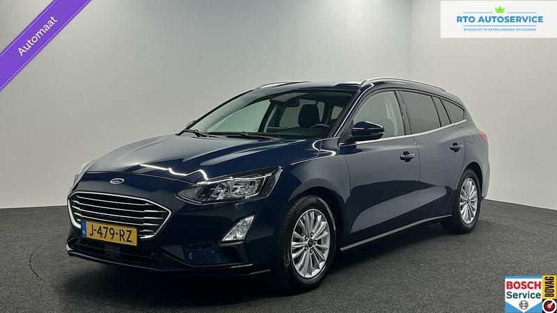 Blauw, metallic lak Gebruikt 2020 Ford Focus Business Edition Stationwagen | € 16.500 (Goede deal) - Afbeelding 1/4