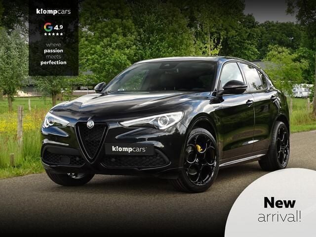 Zwart Gebruikt 2021 Alfa Romeo Stelvio Ti SUV | € 49.770 (Iets duurder) - Afbeelding 1/4