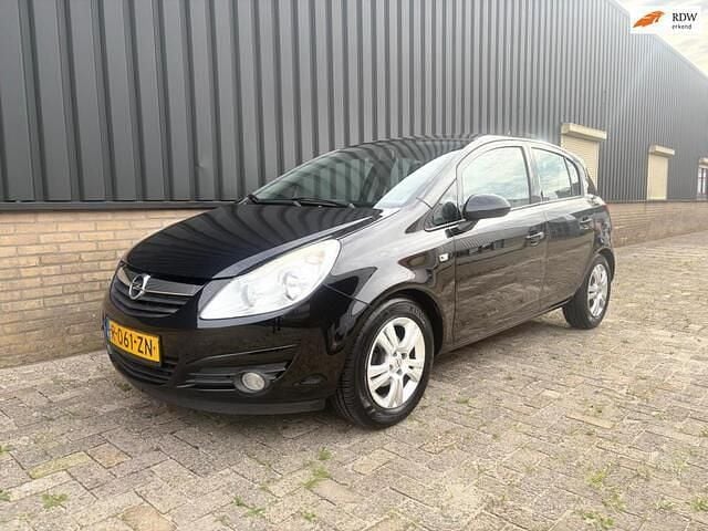 Zwart Gebruikt 2010 Opel Corsa Hatchback | € 1.950 (Super prijs) - Afbeelding 1/4