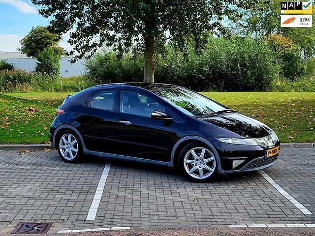 Zwart Gebruikt 2009 Honda Civic Comfort Hatchback | € 4.999 (Eerlijke prijs) - Afbeelding 1/4