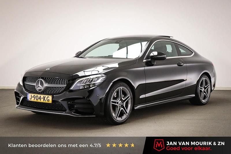 Zwart Occasion 2020 Mercedes C200 Advantage Coupé | € 31.745 (Eerlijke prijs) - Afbeelding 1/4