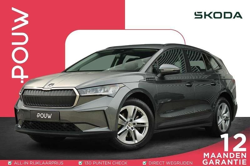 Grijs Gebruikt 2024 Skoda Enyaq iV Selection SUV | € 31.450 (Goede deal) - Afbeelding 1/4