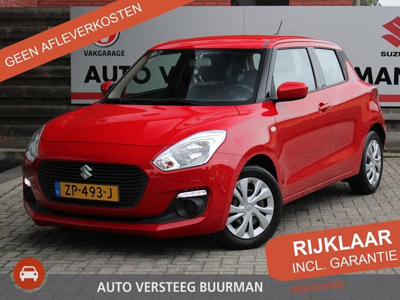 Rood Gebruikt 2019 Suzuki Swift Comfort Hatchback | € 12.450 (Goede deal) - Afbeelding 1/3
