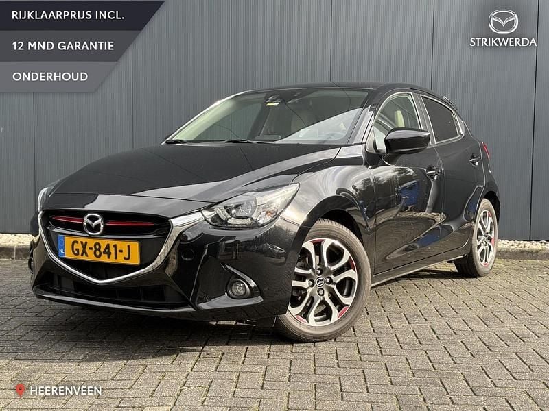 Zwart Gebruikt 2015 Mazda 2 Hatchback | € 12.799 (Eerlijke prijs) - Afbeelding 1/4
