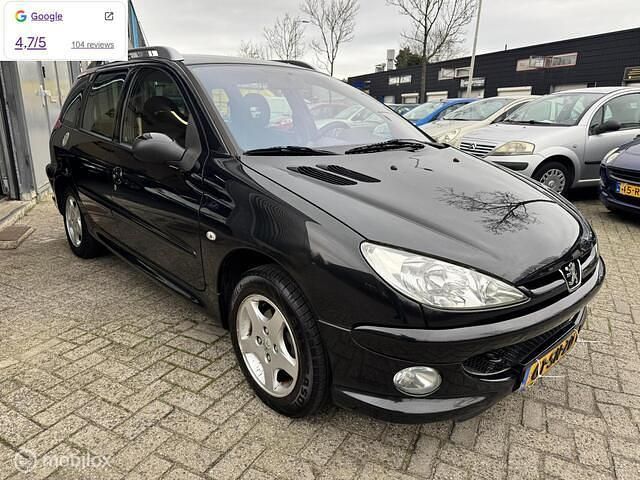 Occasion Peugeot 206 75 PK (55 kW) 2006 Zwart (metallic) Stationwagen