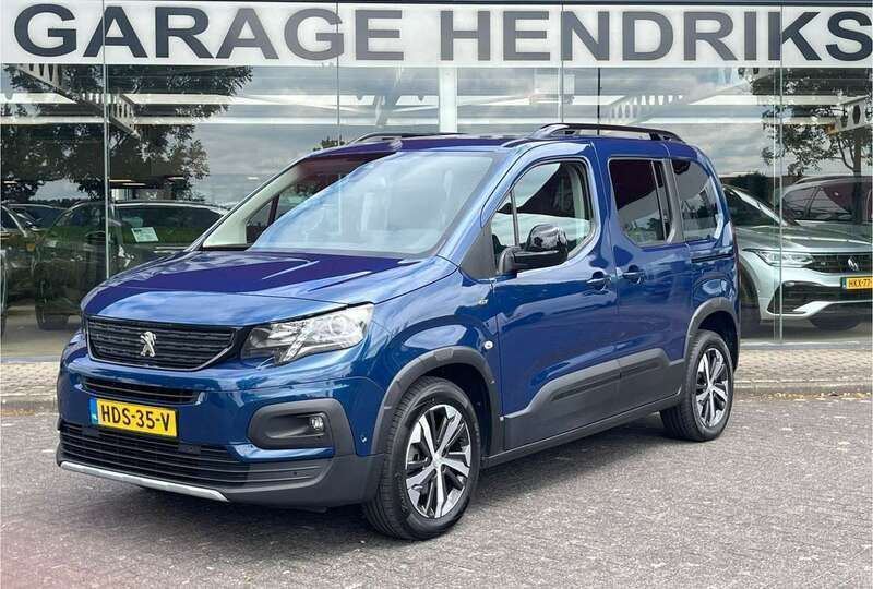 Blauw Gebruikt 2021 Peugeot Rifter GT MPV | € 26.440 (Eerlijke prijs) - Afbeelding 1/4