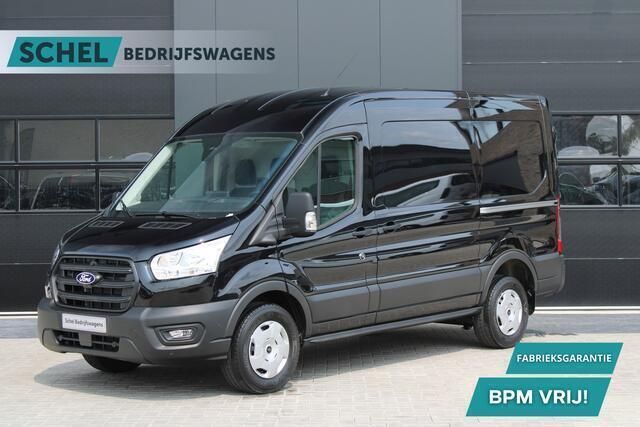 Zwart Nieuw 2024 Ford Transit Trend Van | € 40.450 (Duur) - Afbeelding 1/4