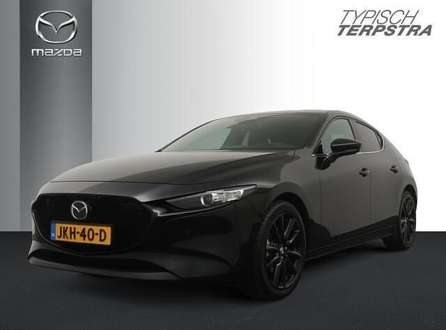Zwart (metallic) Nieuw 2025 Mazda 3 Homura-Line Hatchback | € 30.950 (Eerlijke prijs) - Afbeelding 1/4