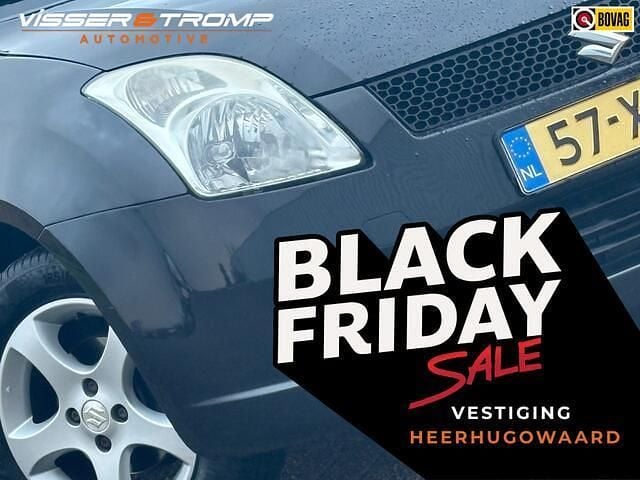 Zwart Gebruikt 2007 Suzuki Swift GLS Hatchback | € 2.425 (Goede deal) - Afbeelding 1/4