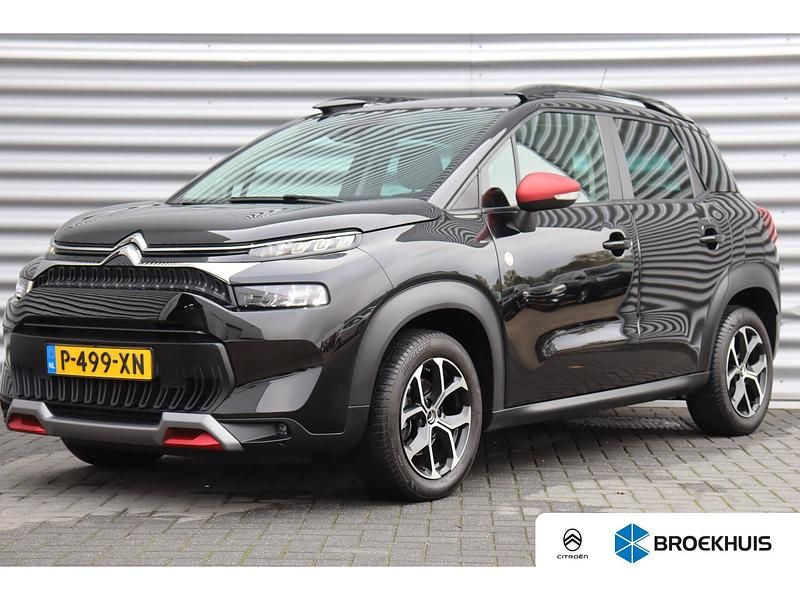Zwart Gebruikt 2022 Citroën C3 Aircross PureTech SUV | € 17.695 (Eerlijke prijs) - Afbeelding 1/4
