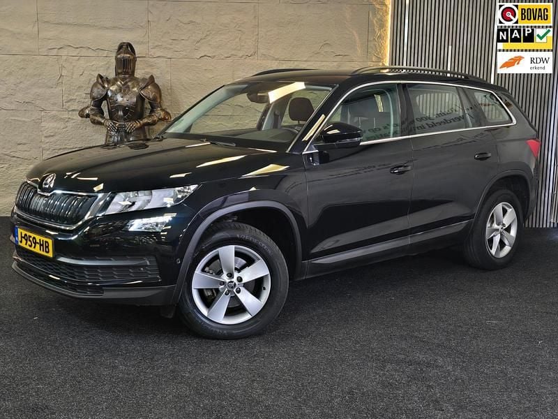Zwart Gebruikt 2020 Skoda Kodiaq Ambition SUV | € 23.499 (Super prijs) - Afbeelding 1/4