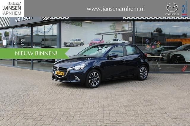 Deep crystal blue Gebruikt 2018 Mazda 2 Dynamic Hatchback | € 13.900 (Eerlijke prijs) - Afbeelding 1/4