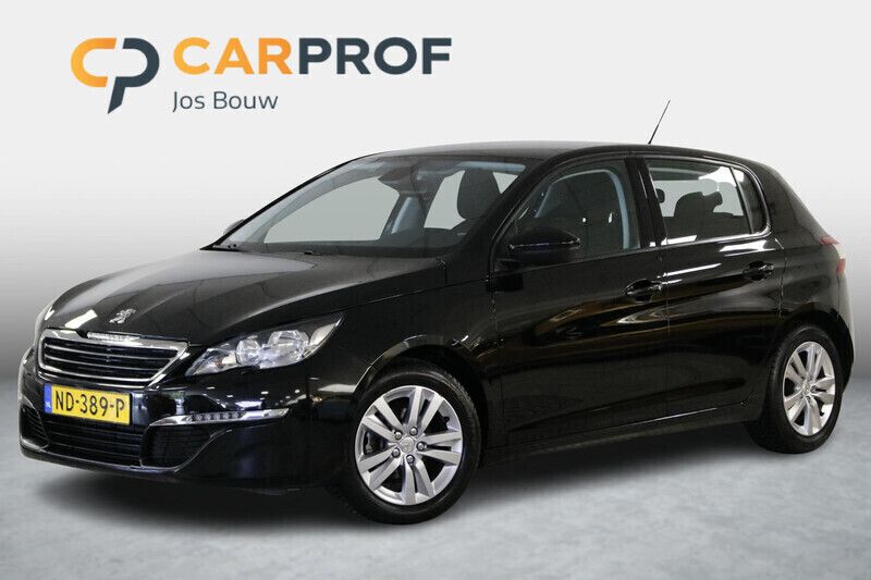 Zwart Gebruikt 2016 Peugeot 308 Active Hatchback | € 11.645 (Eerlijke prijs) - Afbeelding 1/4