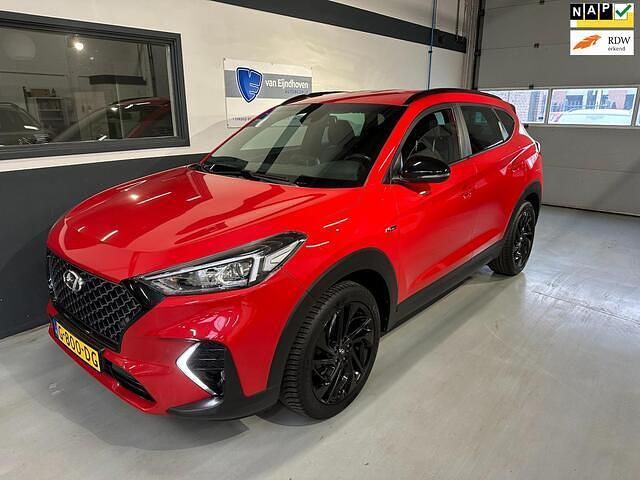 Rood Occasion 2019 Hyundai Tucson N Line SUV | € 21.950 (Eerlijke prijs) - Afbeelding 1/4