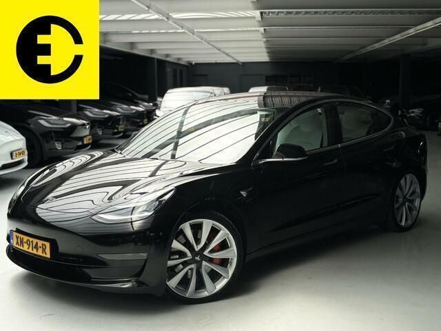 Zwart Gebruikt 2019 Tesla Model 3 Performance Sedan | € 27.950 - Afbeelding 1/4