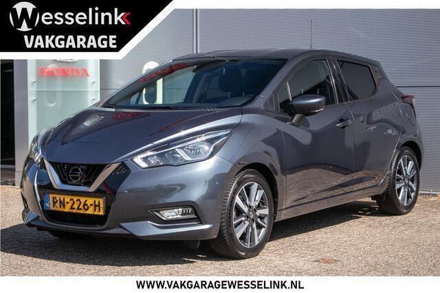 Grijs, metallic lak Gebruikt 2018 Nissan Micra N-Connecta Hatchback | € 10.900 (Eerlijke prijs) - Afbeelding 1/4