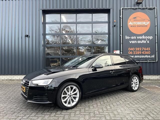 Zwart Gebruikt 2019 Audi A4 Design Stationwagen | € 21.950 (Super prijs) - Afbeelding 1/4