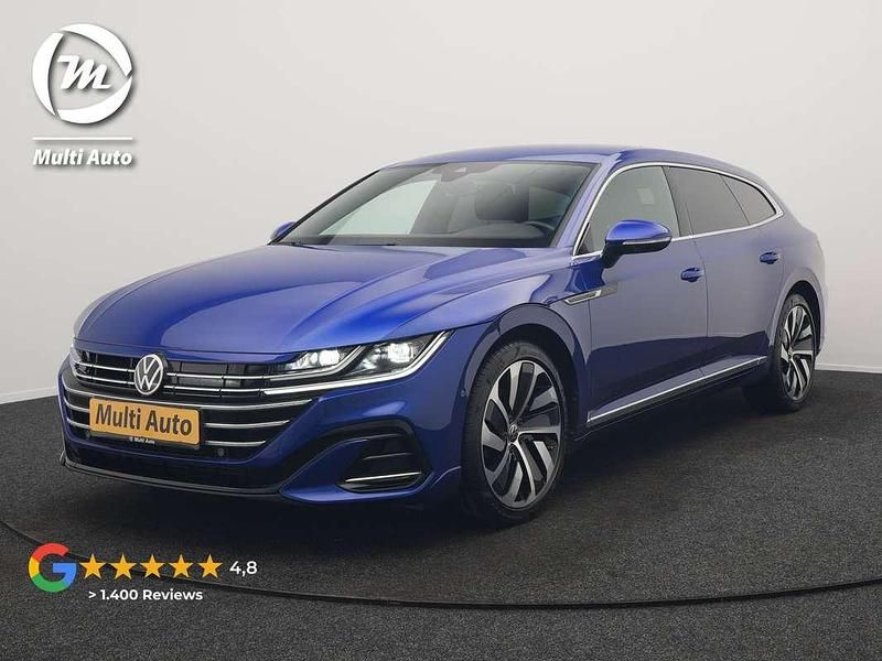 Blauw (metallic) Occasion 2021 VW Arteon R-line Stationwagen | € 28.940 (Goede deal) - Afbeelding 1/3