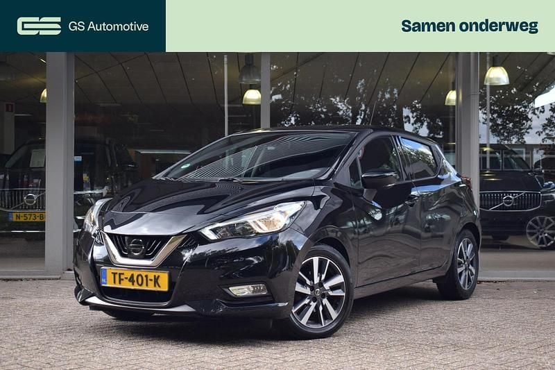 Zwart Occasion 2018 Nissan Micra N-Connecta Hatchback | € 12.898 (Eerlijke prijs) - Afbeelding 1/4
