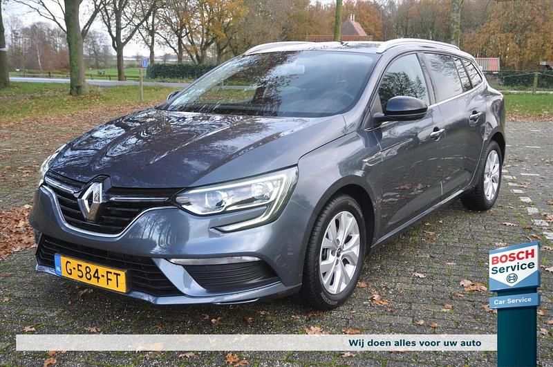 Grijs, metallic lak Occasion 2019 Renault Mégane GrandTour LIMITED Stationwagen | € 18.500 - Afbeelding 1/4