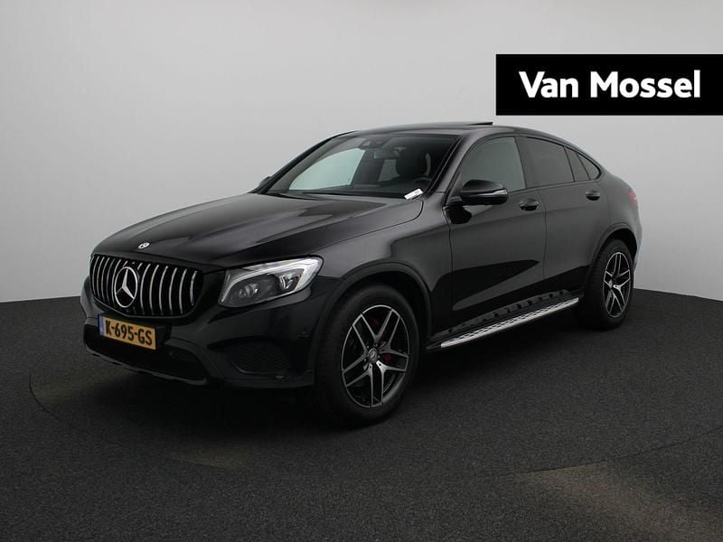 Zwart Gebruikt 2019 Mercedes GLC250 Premium Plus Coupé | € 37.900 (Goede deal) - Afbeelding 1/4
