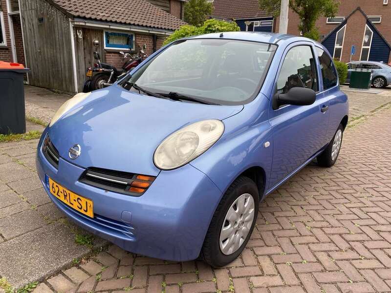Blauw Gebruikt 2005 Nissan Micra Basis Hatchback | € 2.500 (Iets duurder) - Afbeelding 1/4