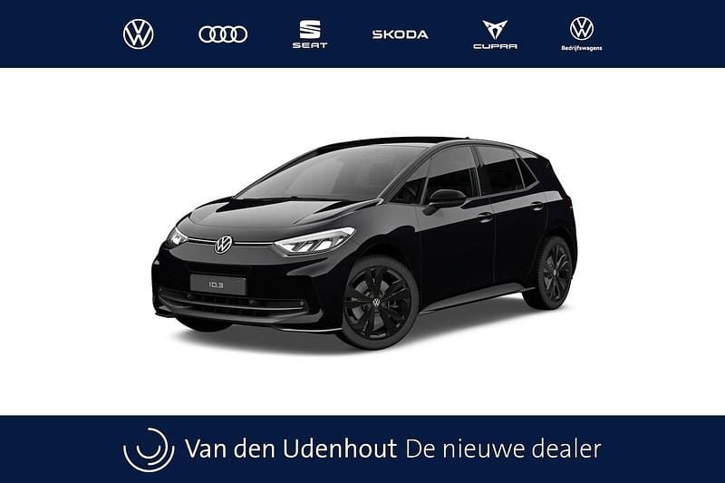 Zwart Nieuw 2025 VW ID.3 Edition Hatchback | € 29.066 (Eerlijke prijs) - Afbeelding 1/4