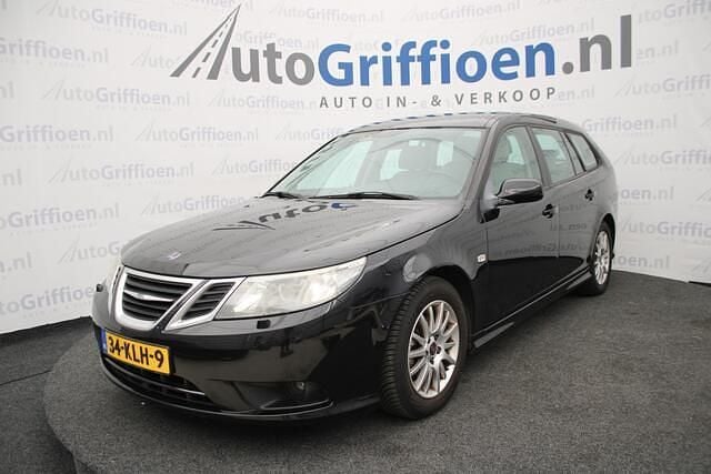 Zwart Gebruikt 2010 Saab 9-3 Stationwagen | € 2.790 (Super prijs) - Afbeelding 1/4
