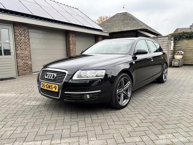 Zwart Gebruikt 2008 Audi A6 Stationwagen | € 3.495 (Goede deal) - Afbeelding 1/4