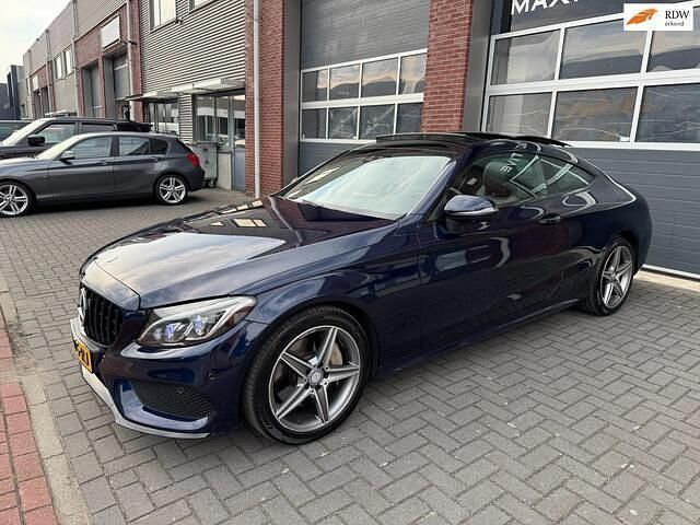 Blauw Gebruikt 2016 Mercedes C200 Prestige Coupé | € 25.950 (Iets duurder) - Afbeelding 1/4