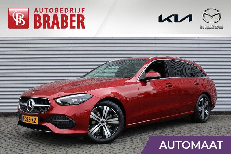 Rood Gebruikt 2021 Mercedes C180 Business Stationwagen | € 44.045 - Afbeelding 1/4
