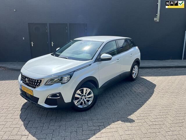 Wit Gebruikt 2018 Peugeot 3008 SUV | € 14.499 (Eerlijke prijs) - Afbeelding 1/4