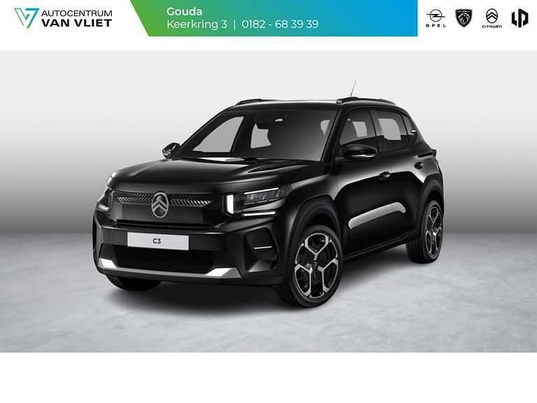 Perla nera black (zwart metallic) Nieuw 2026 Citroën C3 Hatchback | € 26.870 (Eerlijke prijs) - Afbeelding 1/4