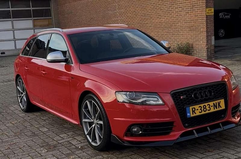 Rood Gebruikt 2009 Audi S4 Stationwagen | € 19.500 - Afbeelding 1/4