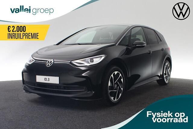 Zwart Nieuw 2025 VW ID.3 Pro Hatchback | € 37.990 (Eerlijke prijs) - Afbeelding 1/4