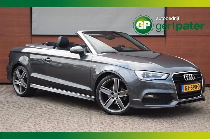 Grijs Gebruikt 2015 Audi A3 Cabriolet S-Line Cabriolet | € 19.900 (Eerlijke prijs) - Afbeelding 1/4