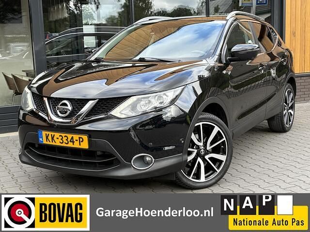 Zwart Gebruikt 2016 Nissan Qashqai Tekna SUV | € 11.450 (Eerlijke prijs) - Afbeelding 1/4